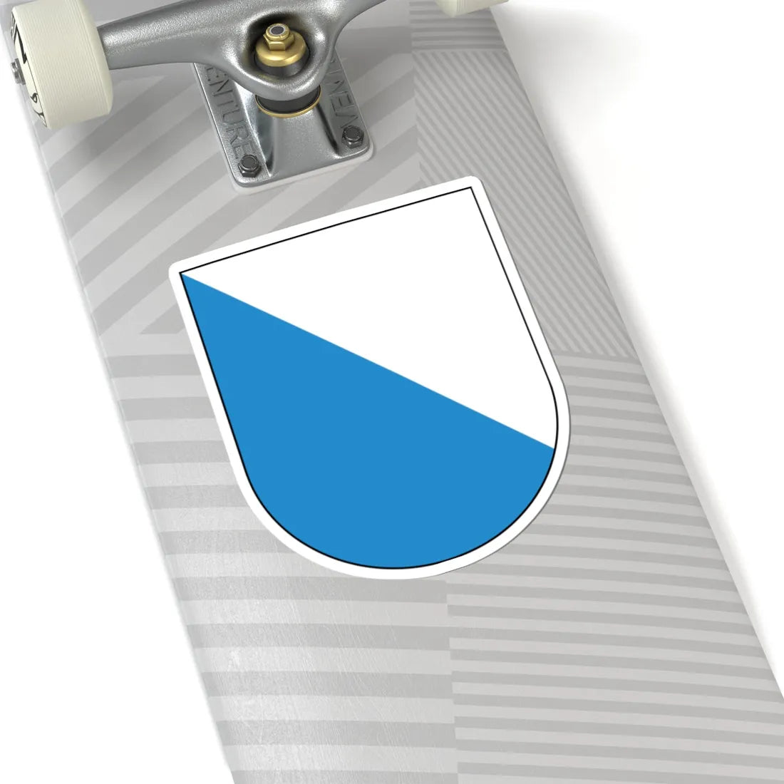 Wappen Zürich matt (Switzerland) (Coat of Arms) STICKER Vinyl Kiss-Cut Decal - The Sticker Space