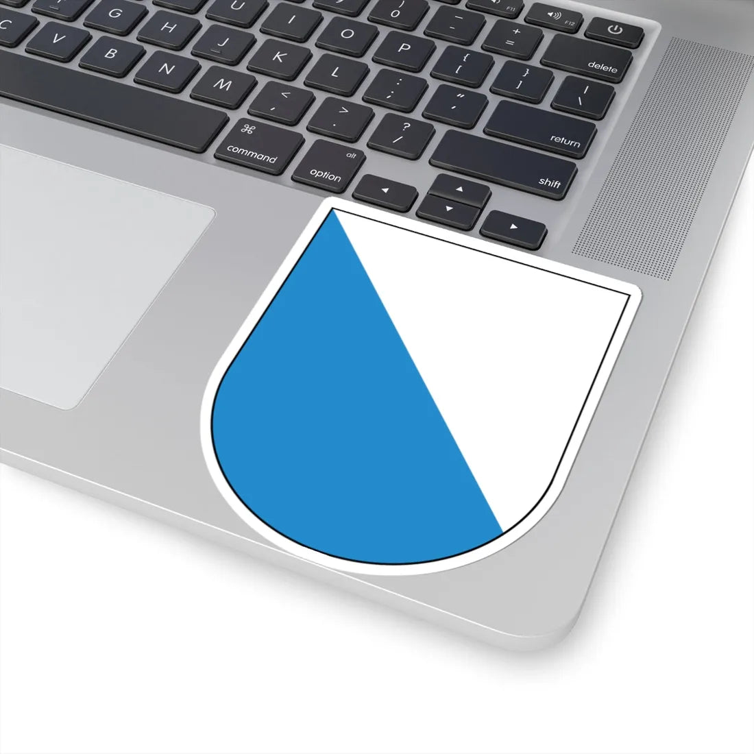 Wappen Zürich matt (Switzerland) (Coat of Arms) STICKER Vinyl Kiss-Cut Decal - The Sticker Space