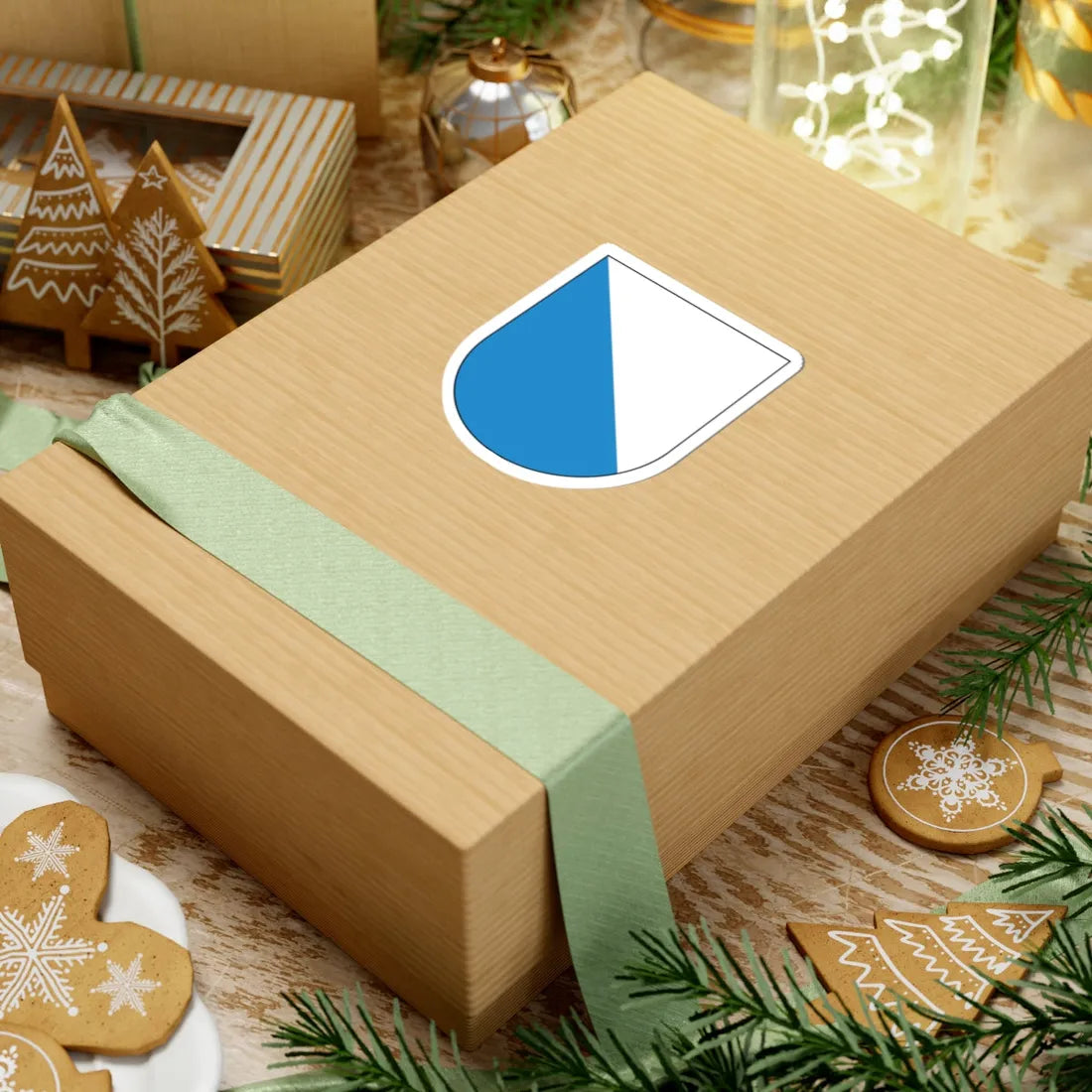 Wappen Zürich matt (Switzerland) (Coat of Arms) STICKER Vinyl Kiss-Cut Decal - The Sticker Space