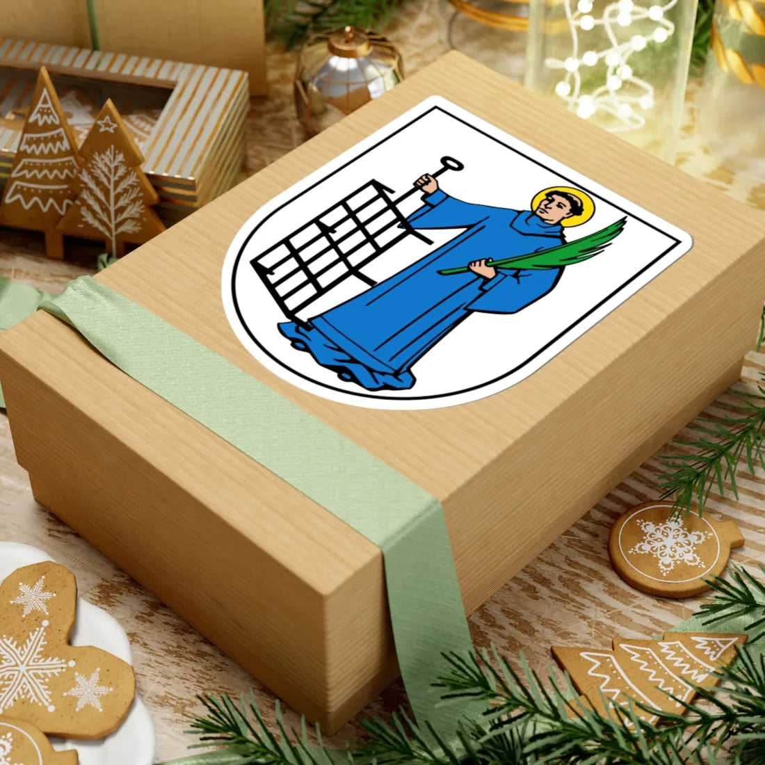 Wappen Zwenkau (Germany) (Coat of Arms) STICKER Vinyl Kiss-Cut Decal - The Sticker Space