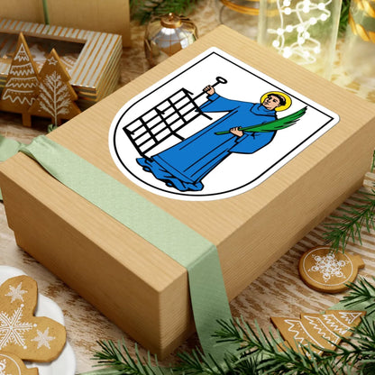 Wappen Zwenkau (Germany) (Coat of Arms) STICKER Vinyl Kiss-Cut Decal - The Sticker Space