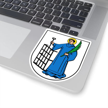 Wappen Zwenkau (Germany) (Coat of Arms) STICKER Vinyl Kiss-Cut Decal - The Sticker Space