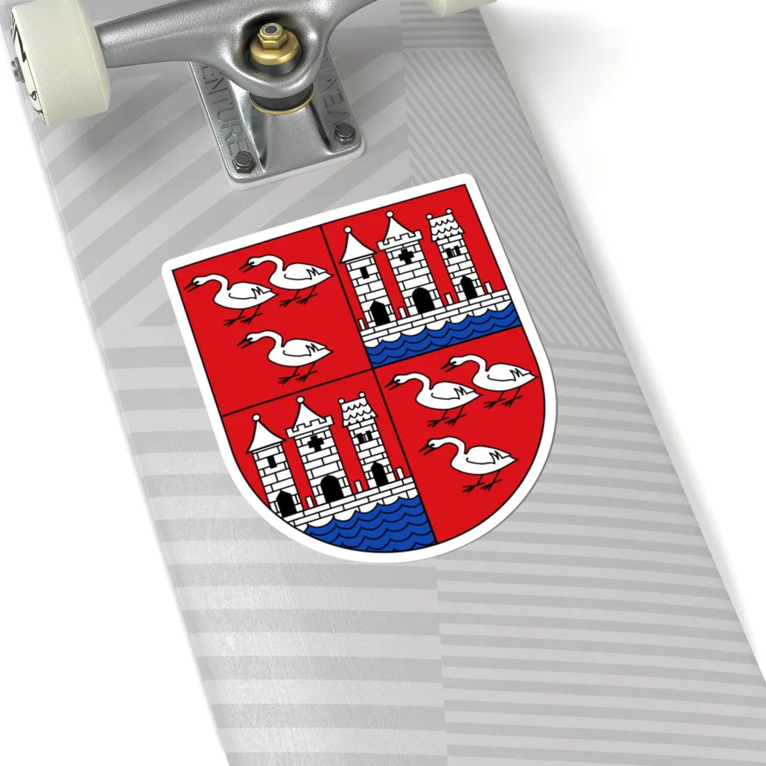 Wappen Zwickau (Germany) (Coat of Arms) STICKER Vinyl Kiss-Cut Decal - The Sticker Space