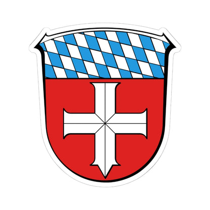 WappenBürstadt (Germany) (Coat of Arms) STICKER Vinyl Kiss-Cut Decal 6 Inch White - The Sticker Space