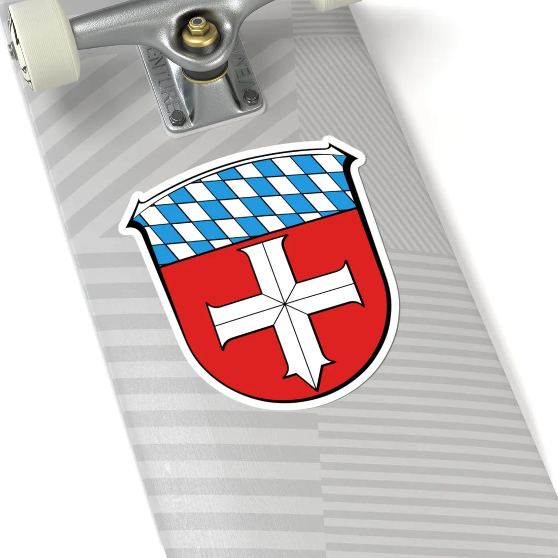 WappenBürstadt (Germany) (Coat of Arms) STICKER Vinyl Kiss-Cut Decal - The Sticker Space