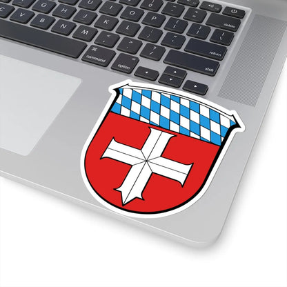 WappenBürstadt (Germany) (Coat of Arms) STICKER Vinyl Kiss-Cut Decal - The Sticker Space