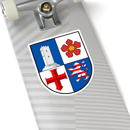 WappenKreisBergstrasse (Germany) (Coat of Arms) STICKER Vinyl Kiss-Cut Decal - The Sticker Space