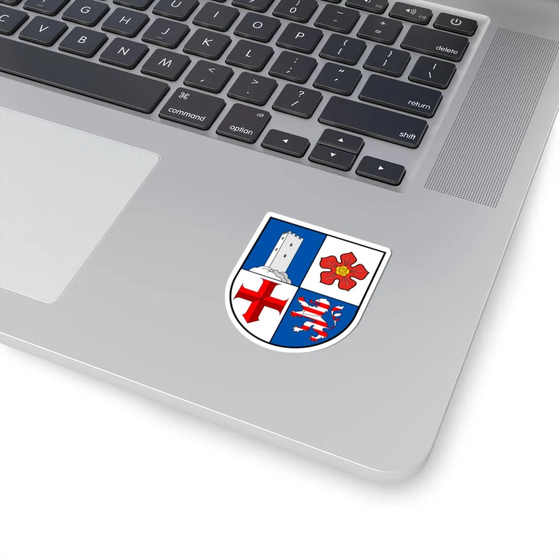 WappenKreisBergstrasse (Germany) (Coat of Arms) STICKER Vinyl Kiss-Cut Decal - The Sticker Space