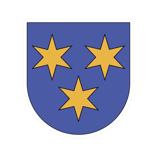 WappenMaienfeld (Switzerland) (Coat of Arms) STICKER Vinyl Kiss-Cut Decal 2 Inch White - The Sticker Space