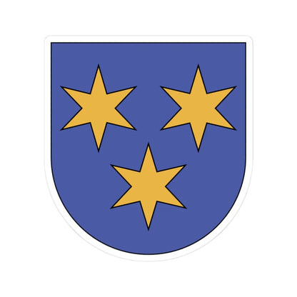 WappenMaienfeld (Switzerland) (Coat of Arms) STICKER Vinyl Kiss-Cut Decal 3 Inch White - The Sticker Space