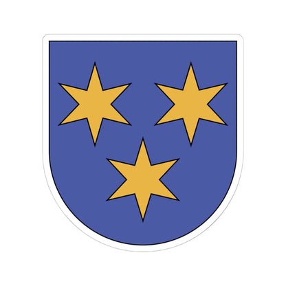 WappenMaienfeld (Switzerland) (Coat of Arms) STICKER Vinyl Kiss-Cut Decal 6 Inch White - The Sticker Space