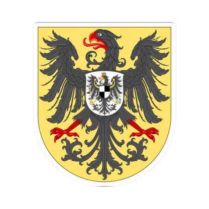 Wappenschild des Deutschen Kaiserreiches 1889-1918 (Germany) (Coat of Arms) STICKER Vinyl Kiss-Cut Decal 2 Inch White - The Sticker Space