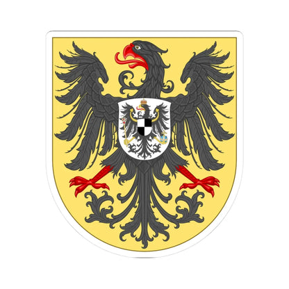 Wappenschild des Deutschen Kaiserreiches 1889-1918 (Germany) (Coat of Arms) STICKER Vinyl Kiss-Cut Decal 3 Inch White - The Sticker Space