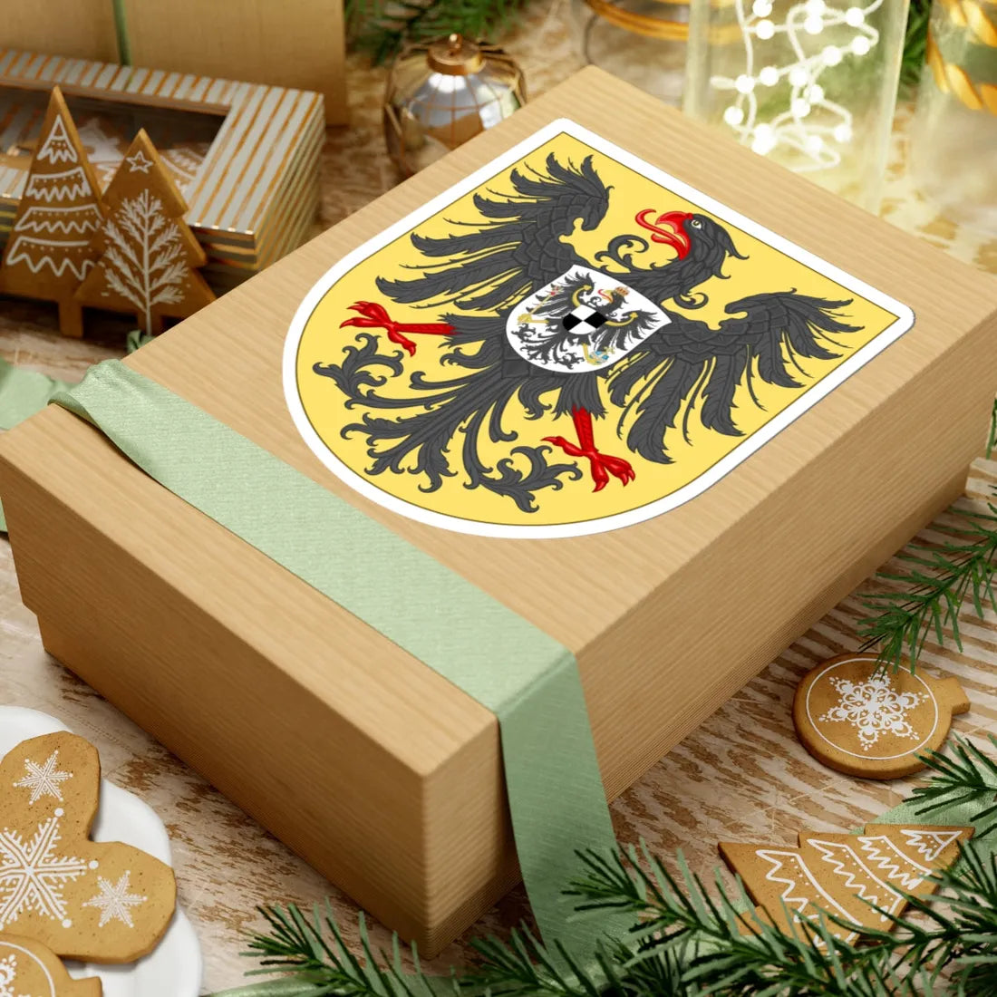 Wappenschild des Deutschen Kaiserreiches 1889-1918 (Germany) (Coat of Arms) STICKER Vinyl Kiss-Cut Decal - The Sticker Space