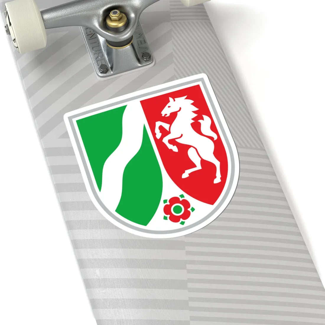 Wappenzeichen NRW original colour (Germany) (Coat of Arms) STICKER Vinyl Kiss-Cut Decal - The Sticker Space