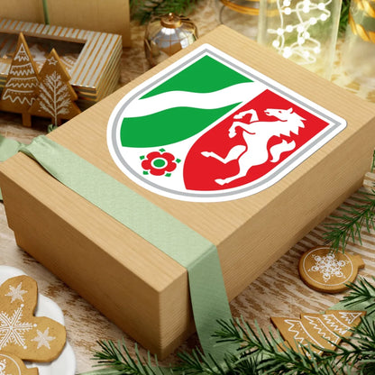 Wappenzeichen NRW original colour (Germany) (Coat of Arms) STICKER Vinyl Kiss-Cut Decal - The Sticker Space