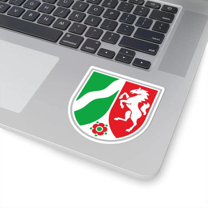 Wappenzeichen NRW original colour (Germany) (Coat of Arms) STICKER Vinyl Kiss-Cut Decal - The Sticker Space
