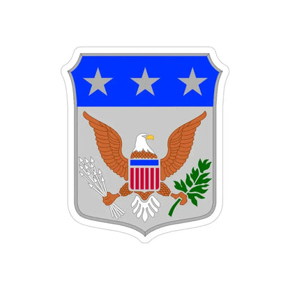 War College (U.S. Army) REVERSE PRINT Transparent Die-Cut STICKER 6 Inch Die-Cut Transparent - The Sticker Space