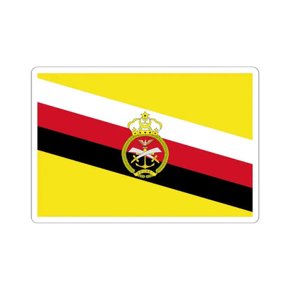 War Flag of Brunei (Brunei) STICKER Vinyl Kiss-Cut Decal 6 Inch White - The Sticker Space