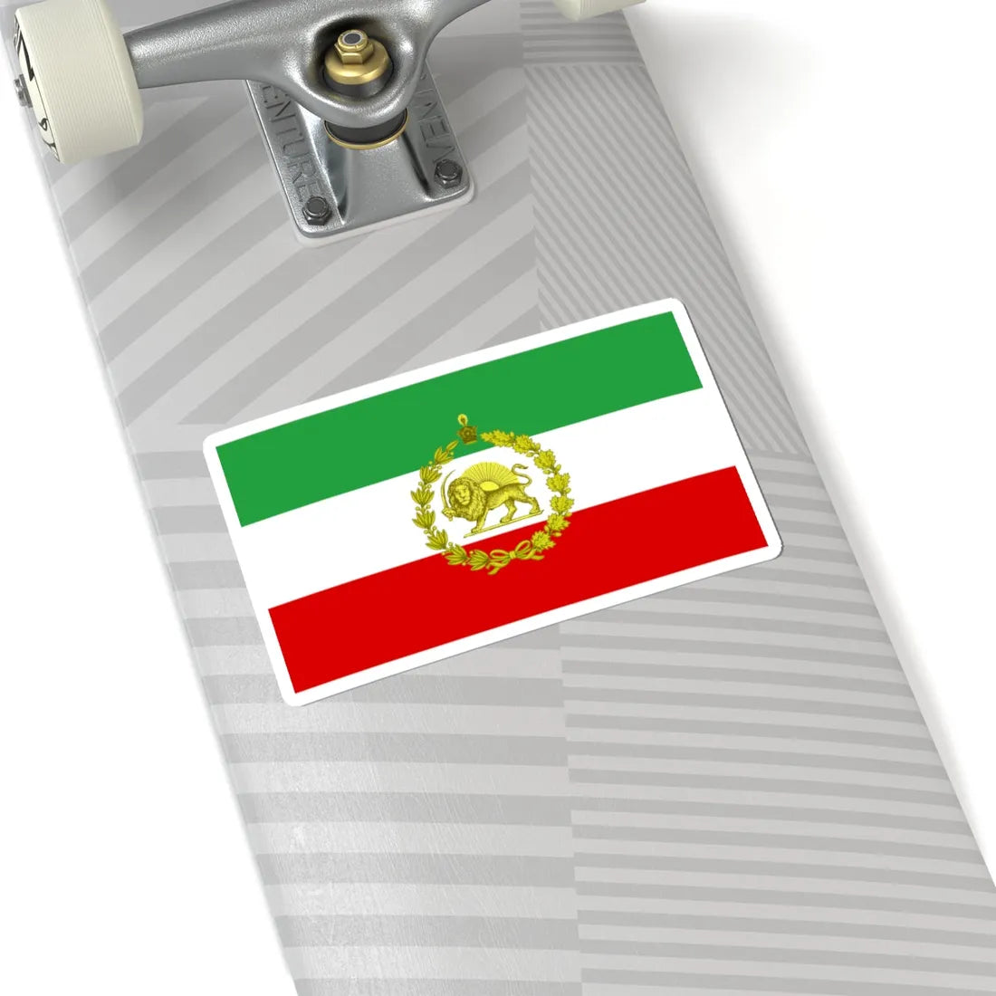 War flag of Iran 1925-1979 (Iran) STICKER Vinyl Kiss-Cut Decal - The Sticker Space