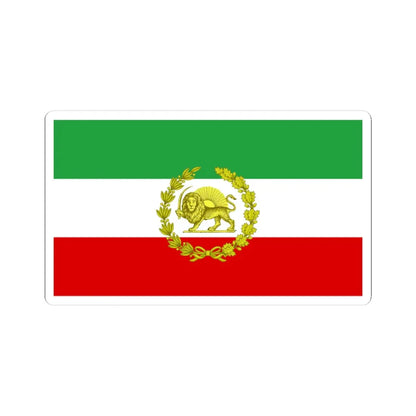 War flag of Iran 1979-1980 (Iran) STICKER Vinyl Kiss-Cut Decal 3 Inch White - The Sticker Space