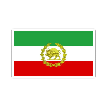 War flag of Iran 1979-1980 (Iran) STICKER Vinyl Kiss-Cut Decal 4 Inch White - The Sticker Space