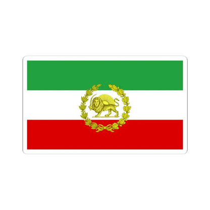 War flag of Iran 1979-1980 (Iran) STICKER Vinyl Kiss-Cut Decal 6 Inch White - The Sticker Space