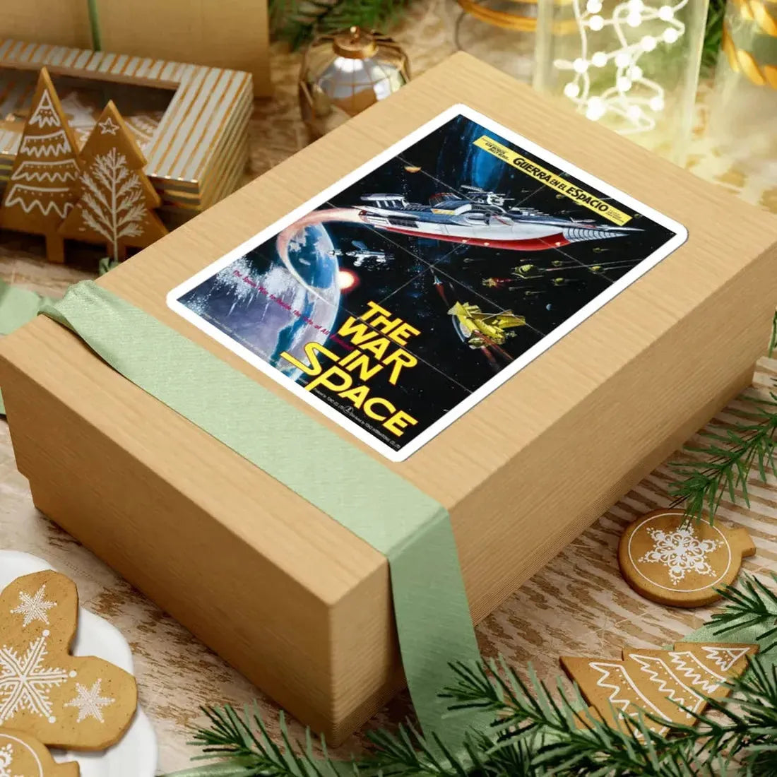 WAR IN SPACE (SPANISH) 1977 Movie Poster - STICKER Vinyl Kiss-Cut Decal - The Sticker Space