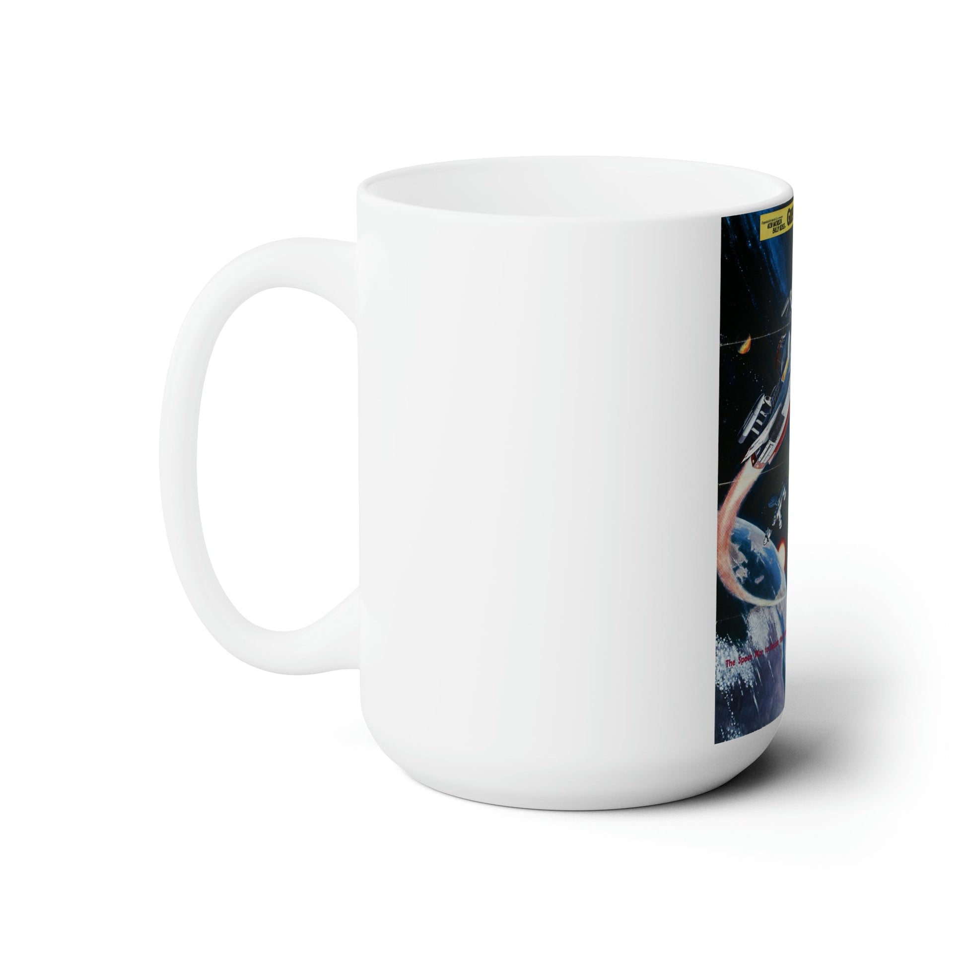 WAR IN SPACE (SPANISH) 1977 Movie Poster - White Coffee Cup 15oz-15oz-The Sticker Space