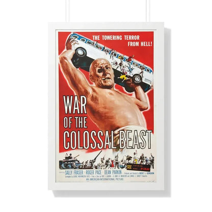 WAR OF THE COLOSSAL BEAST 1958 - Framed Movie Poster 20" x 30" White - The Sticker Space