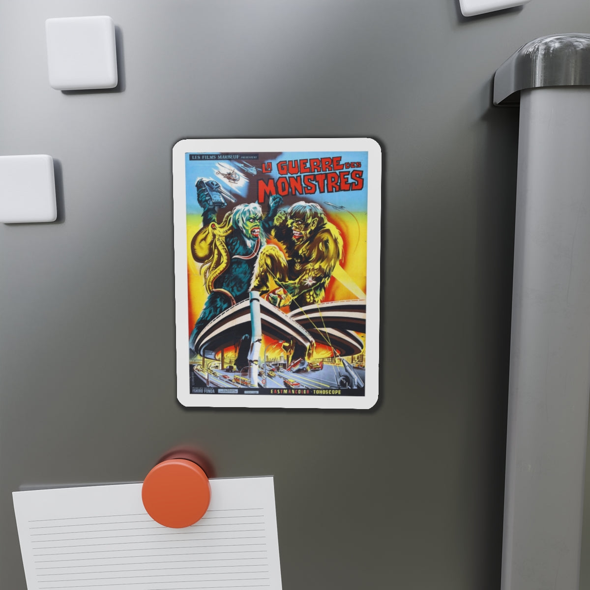 WAR OF THE GARGANTUAS (2) 1966 Movie Poster - Refrigerator Magnet-The Sticker Space