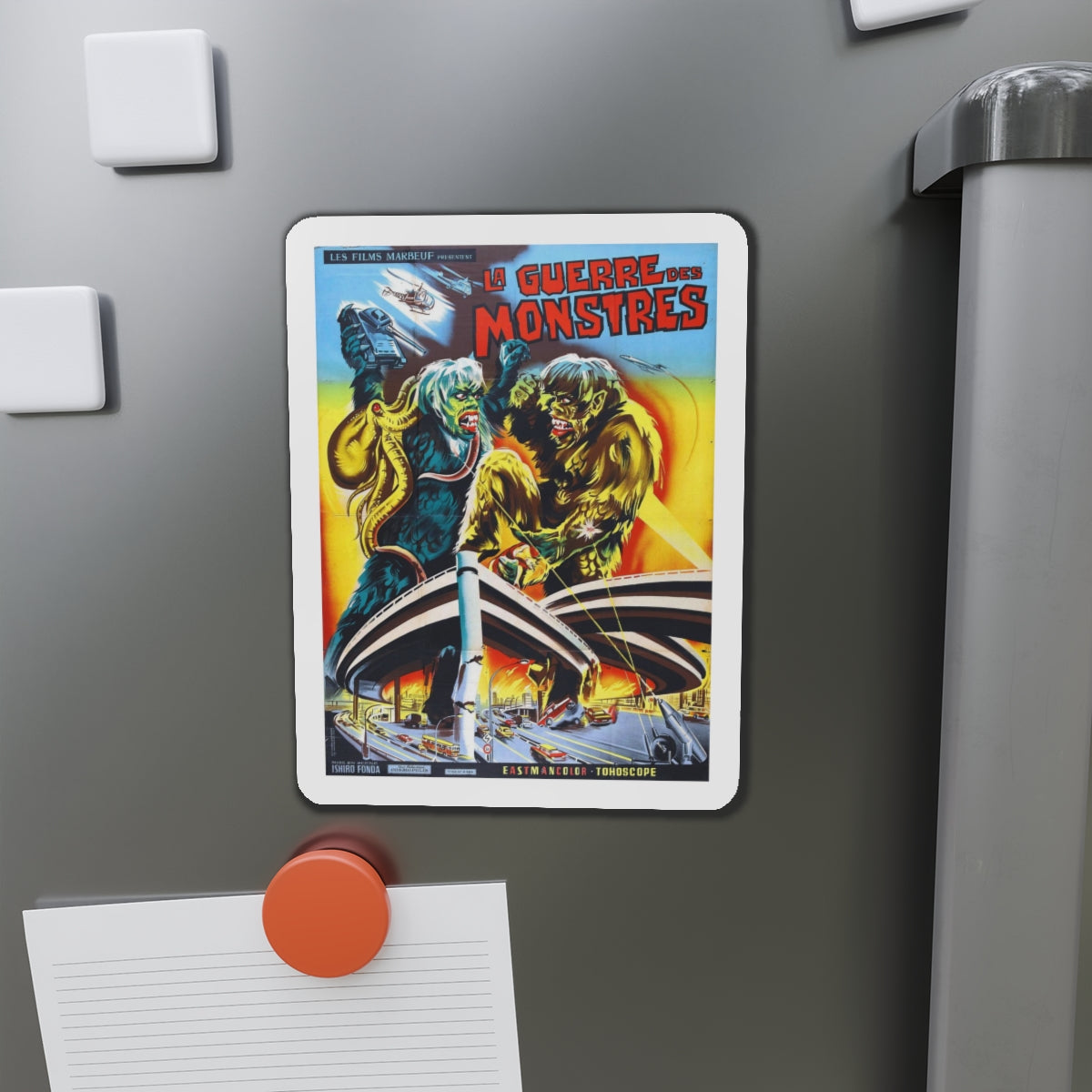 WAR OF THE GARGANTUAS (2) 1966 Movie Poster - Refrigerator Magnet-The Sticker Space