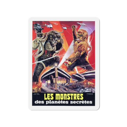 WAR OF THE GARGANTUAS (FRENCH) 1966 Movie Poster - Refrigerator Magnet 2 Inch - The Sticker Space