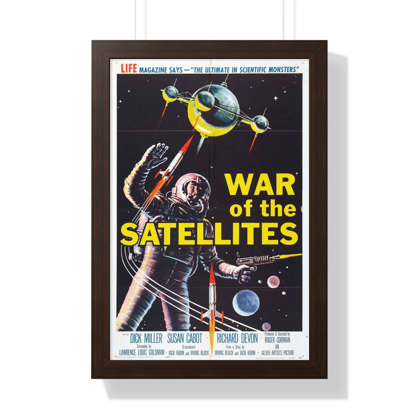 WAR OF THE SATELLITES 1958 - Framed Movie Poster-16″ x 24″-The Sticker Space