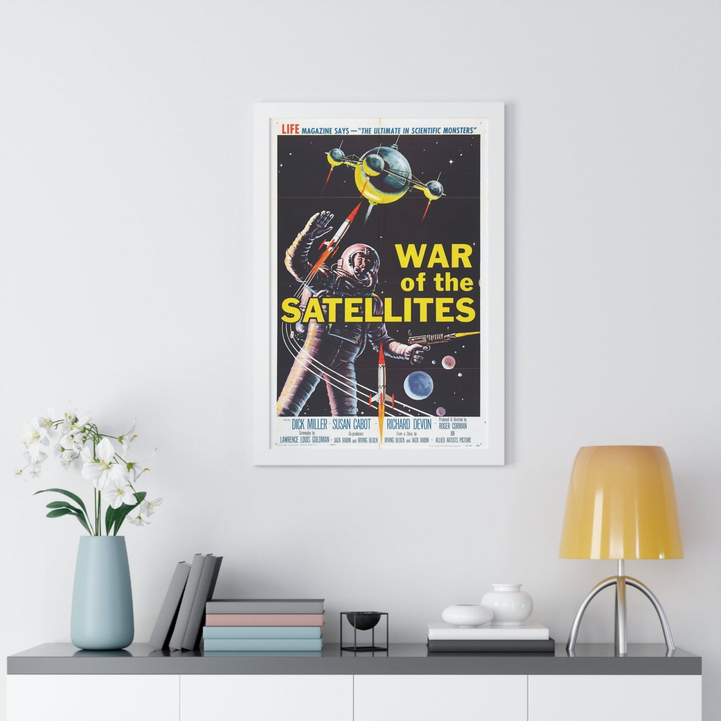 WAR OF THE SATELLITES 1958 - Framed Movie Poster-The Sticker Space