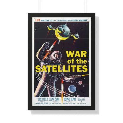 WAR OF THE SATELLITES 1958 - Framed Movie Poster 20" x 30" Black - The Sticker Space