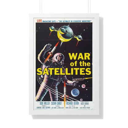 WAR OF THE SATELLITES 1958 - Framed Movie Poster 20" x 30" White - The Sticker Space