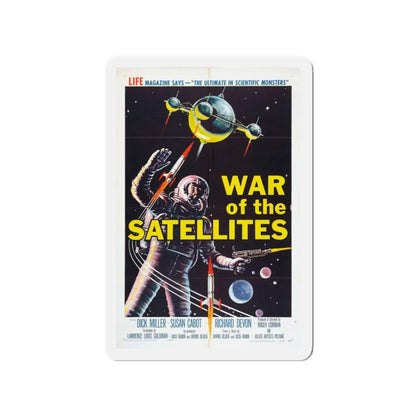 WAR OF THE SATELLITES 1958 Movie Poster - Refrigerator Magnet 3 Inch - The Sticker Space