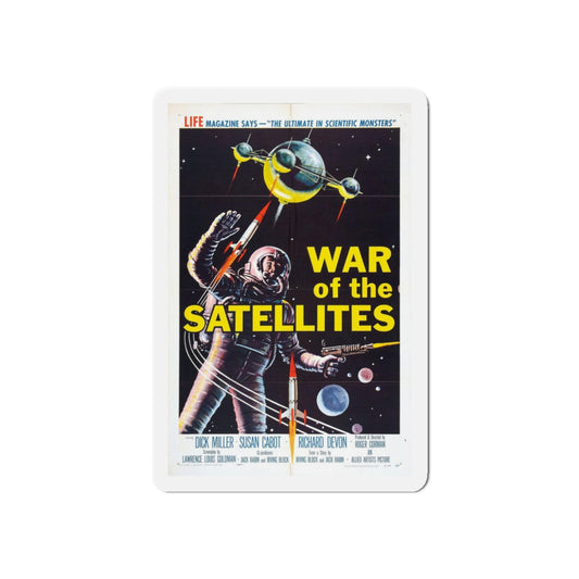 WAR OF THE SATELLITES 1958 Movie Poster - Refrigerator Magnet-6 × 6"-The Sticker Space