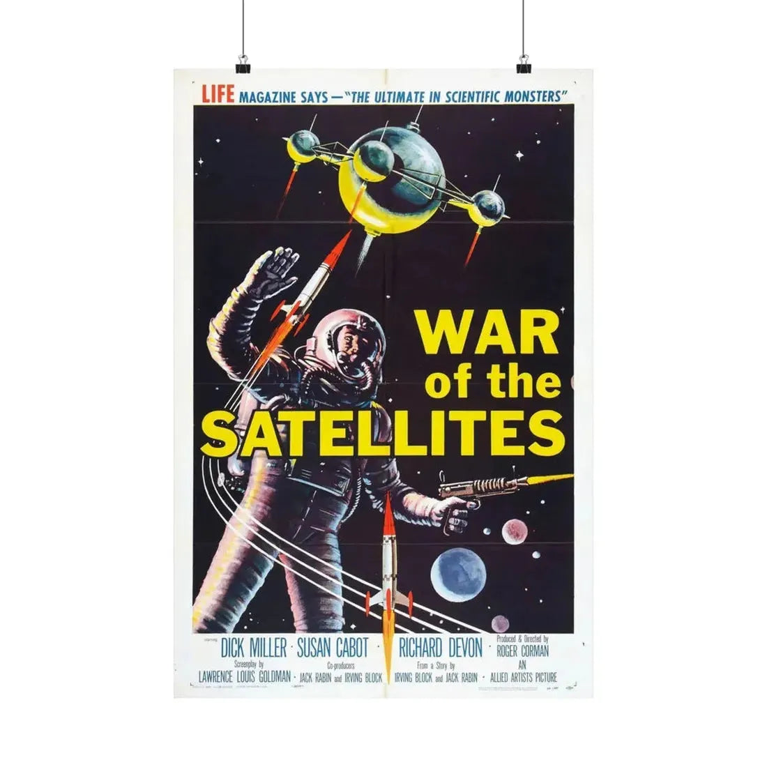 WAR OF THE SATELLITES 1958 - Paper Movie Poster 20″ x 30″ Matte - The Sticker Space