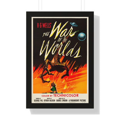 WAR OF THE WORLDS 1953 - Framed Movie Poster-16″ x 24″-The Sticker Space