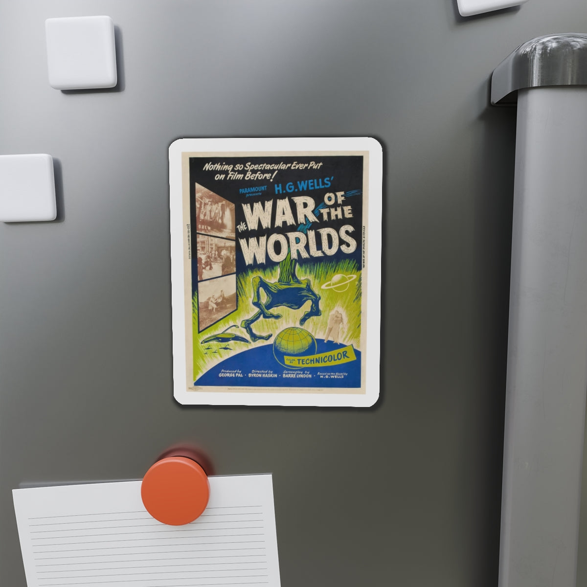 WAR OF THE WORLDS (2) 1953 Movie Poster - Refrigerator Magnet-The Sticker Space