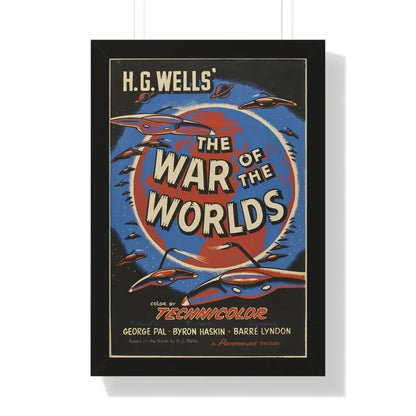 WAR OF THE WORLDS (3) 1953 - Framed Movie Poster 16″ x 24″ Black - The Sticker Space