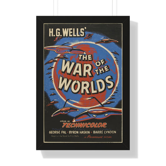 WAR OF THE WORLDS (3) 1953 - Framed Movie Poster-16″ x 24″-The Sticker Space