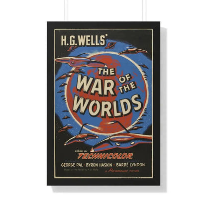 WAR OF THE WORLDS (3) 1953 - Framed Movie Poster 20" x 30" Black - The Sticker Space