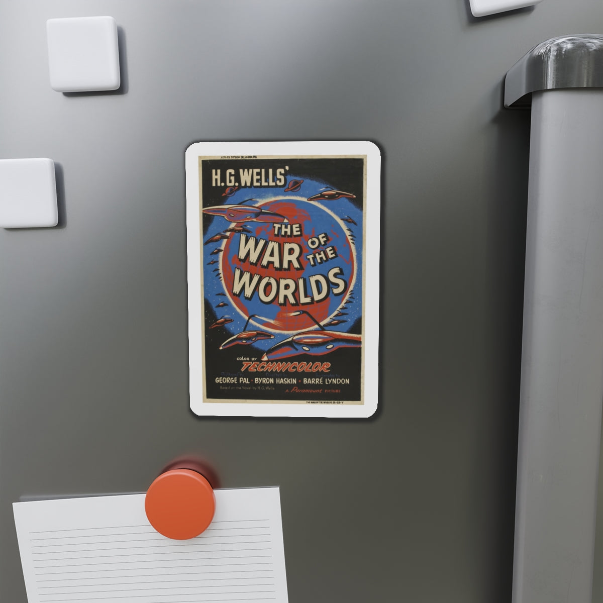 WAR OF THE WORLDS (3) 1953 Movie Poster - Refrigerator Magnet-The Sticker Space