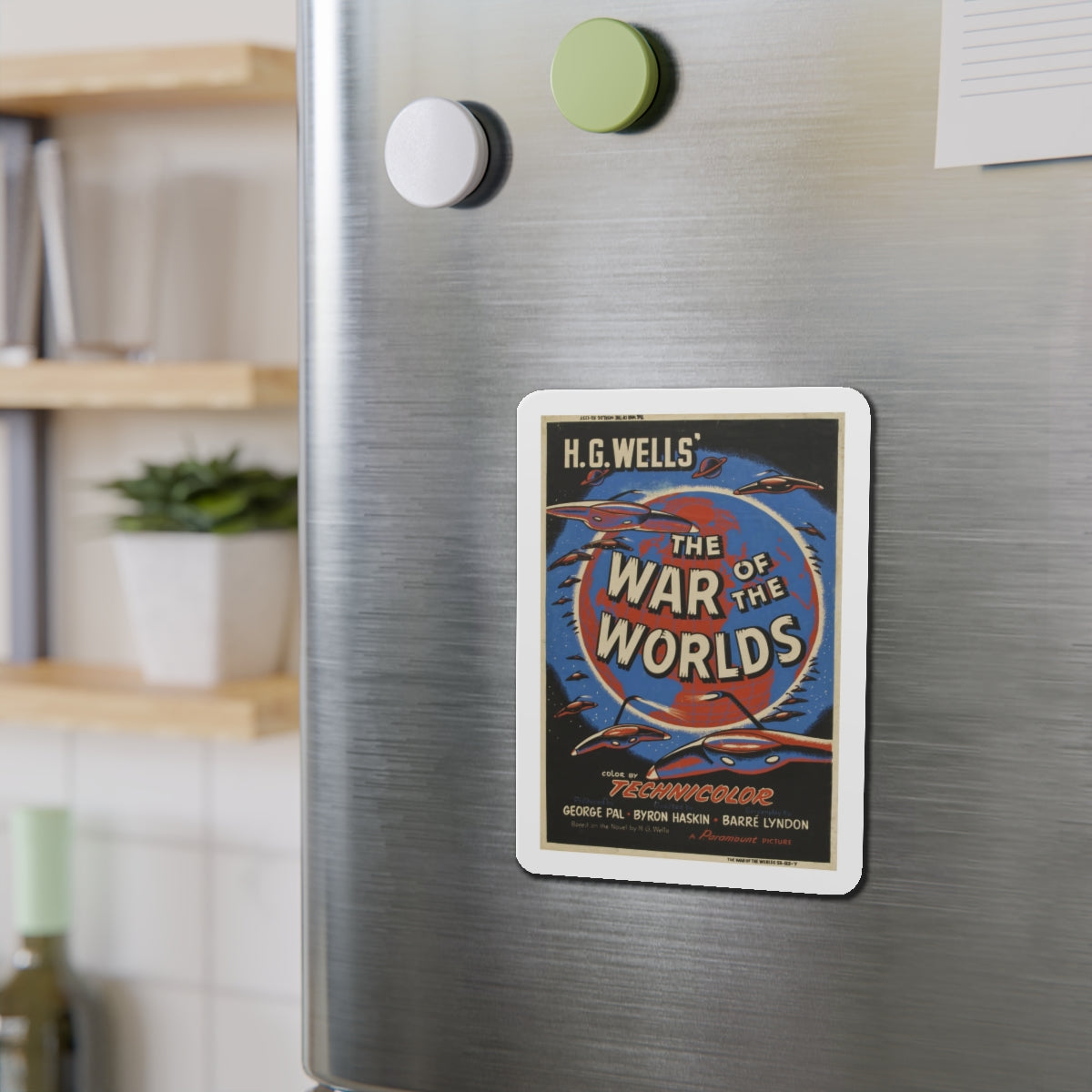 WAR OF THE WORLDS (3) 1953 Movie Poster - Refrigerator Magnet-The Sticker Space