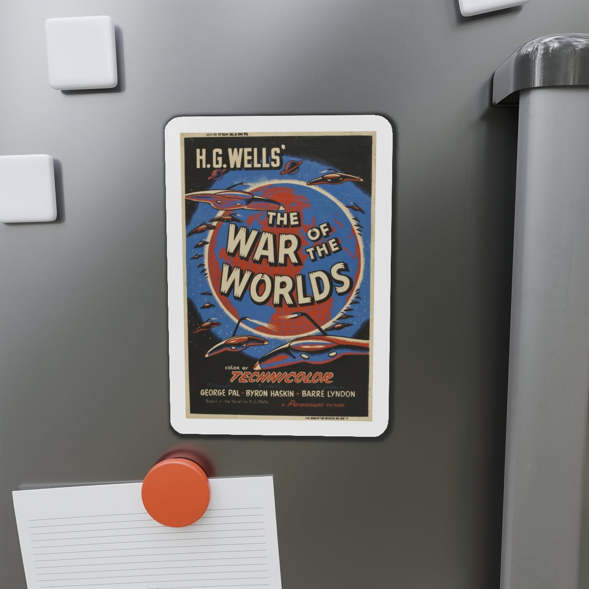 WAR OF THE WORLDS (3) 1953 Movie Poster - Refrigerator Magnet-The Sticker Space