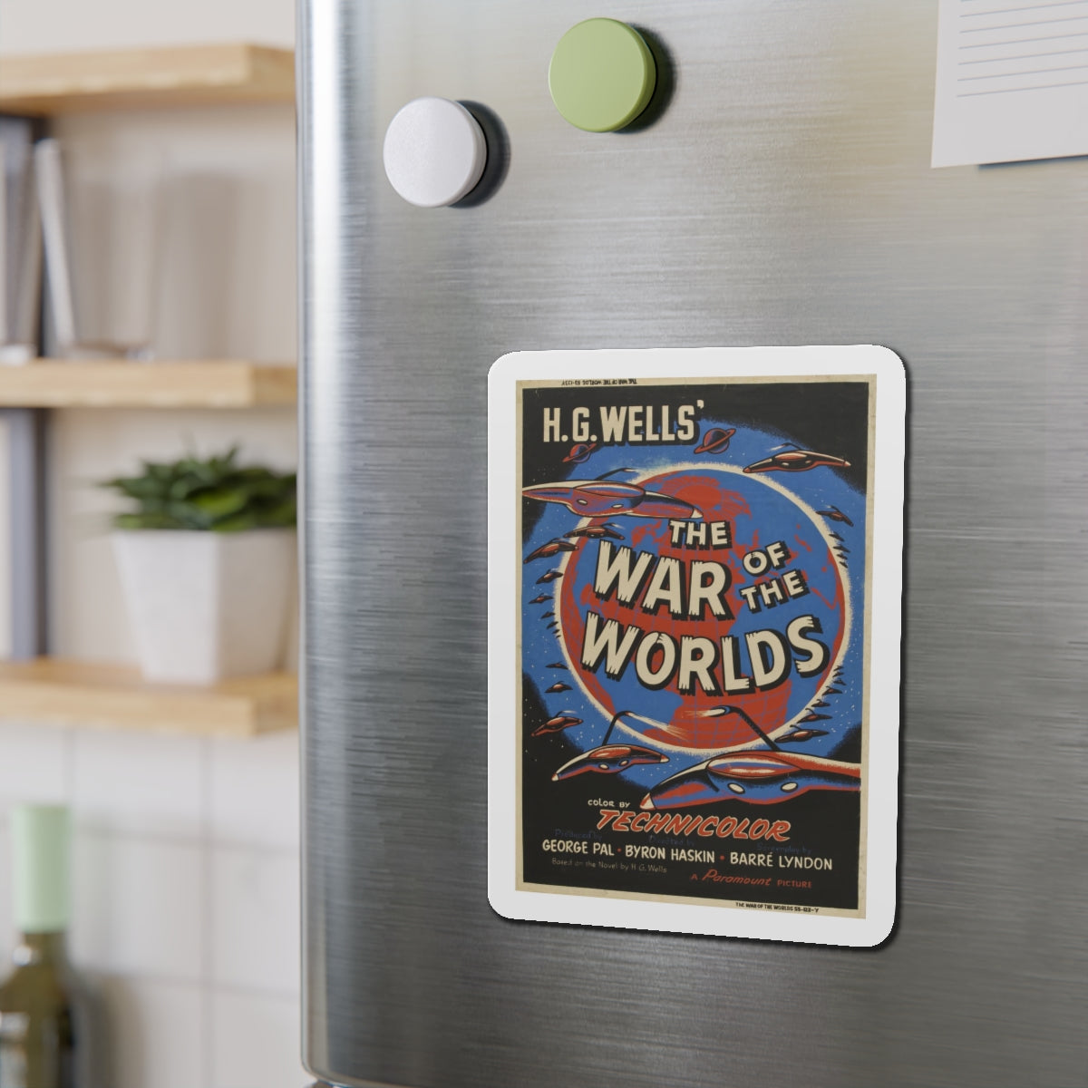 WAR OF THE WORLDS (3) 1953 Movie Poster - Refrigerator Magnet-The Sticker Space