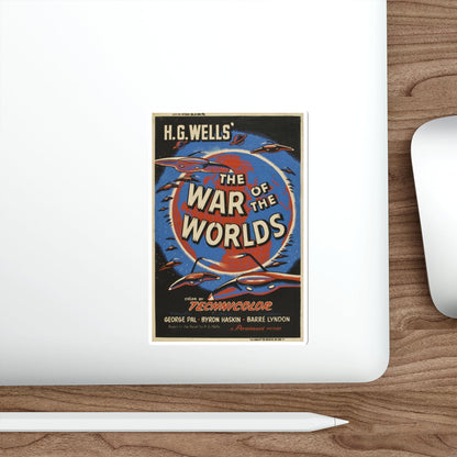 WAR OF THE WORLDS (3) 1953 Movie Poster STICKER Vinyl Die-Cut Decal-The Sticker Space